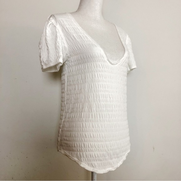 NWT WE THE FREE Sugar Cube Tee in Optic White Size Large - Picture 6 of 17